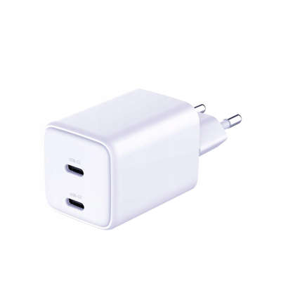 Karikues muri 3MK Hyper Charger, 45W PD GaN, 2x USB C, i bardhë