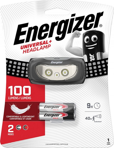 Fener koke Energizer Universal Plus E301659800, LED, me bateri, i zi