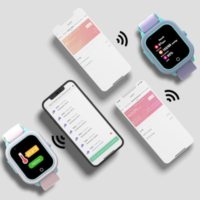 Orë inteligjente për fëmijë Bemi LINKI, 4G GPS, IP67, blu