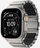 Byzylyk ore Nomad Stratos Band, titan natyral, për Apple Watch 45/46/49mm, i zi