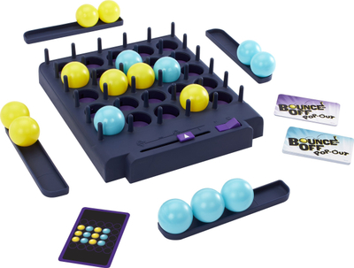 Друштвена игра Mattel Bounce Off Pop Out, за деца и возрасни, без батерии, шарена