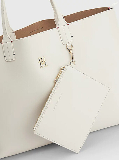 Çantë dore për femra Tommy Hilfiger AW0AW14182, e bardhë