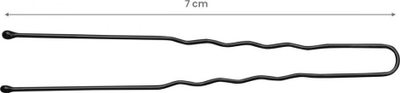 Kllipa flokësh Activeshop Hairdressing E-65, 7 cm, 300 copë, të zeza