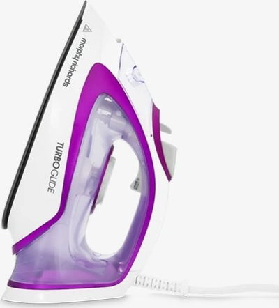 Пегла со пареа Morphy Richards Turbo Glide, керамичка плоча, автоматско исклучување, виолетова