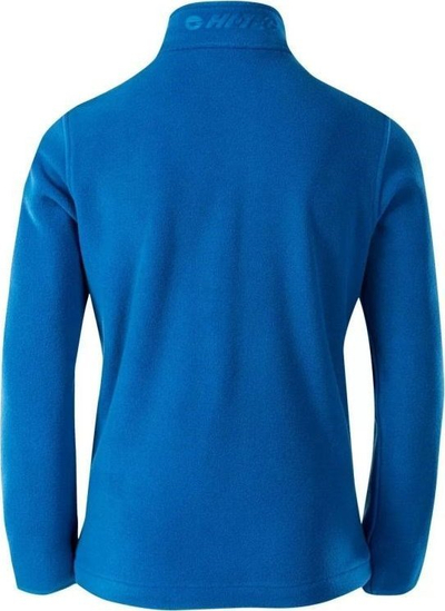 Xhaketë fleece për kalamaj Hi-Tec Nader Jrb, me zinxhir gjat, poliester, blu
