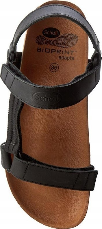 Sandale SCHOLL Heaven Ad F23009, lëkurë nubuck, të zeza