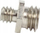 Adapter vidhos GlareOne Two Side Screw Mini, 1/4" mashkull në 3/8" mashkull, metalik