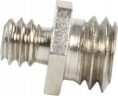 Adapter vidhos GlareOne Two Side Screw Mini, 1/4" mashkull në 3/8" mashkull, metalik