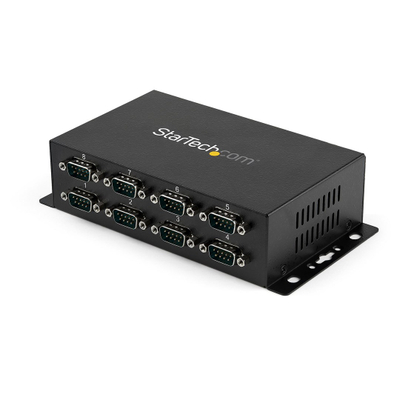 Qendër StarTech ICUSB2328I, USB n' 8 porta RS232, e zezë