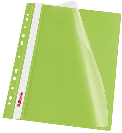 Dosje plastike Esselte Insert Folder, A4, set 10 copë, e gjelbër