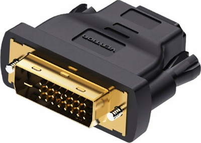 Adapter Vention DVI 24+1 në HDMI, 1080p, i zi