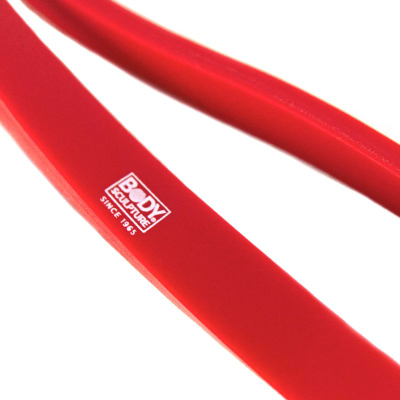 Shirit elastik pa markë 1.3mm BB 104R, gome latex, për ushtrime forcë, i kuq