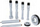 Set matësi vrimash INSIZE 3-Point Bore Gauge, analog, 6–12mm
