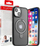 Mbulesë telefoni MX Kickstand MagSafe për iPhone 14 Pro Max 6.7", me këmbë mbajtëse, gjysmë e tejdukshme, blu