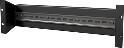 Единица за монтирање DIN Caymon BDR03, рек 19", 3U, 24 модули, црна