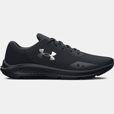 Atlete Under Armour Charged Pursuit 3 për femra, sintetike tekstil, të zeza