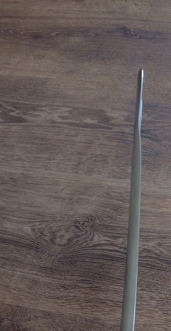 Lugë këpucësh Zack Calzo 50654, çelik inoksi 18/10, 55cm, inox i furçuar