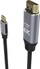 Kабел INCA ITCH-20, USB Type C во HDMI, 2 m, црн