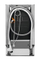 Enëlarëse e integrueshme Electrolux EEM43200L, 45cm, 9 vendesh, e bardhë