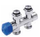 Valvul termostatike dyshe Red R093101001, drejt DN15, krom