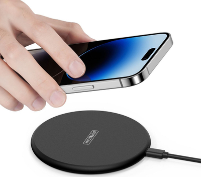 Karikues wireless Duzzona W11, 15W, për telefon, i zi