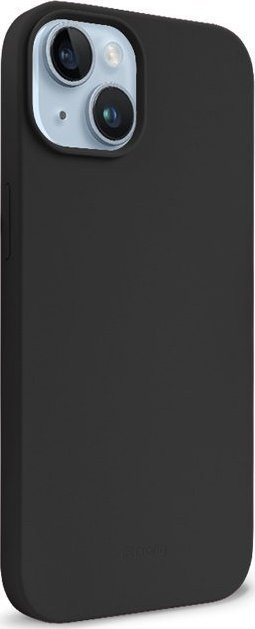 Këllëf telefoni Crong Color Cover për iPhone 14 Plus, silikon Anti Shock, i zi