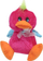 Lodër pelushi Colorful Duckling, rosë e butë, 18cm, shumëngjyrëshe