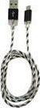Kabull USB LC-Power 31332H, USB A në microUSB, 1 m, transparent