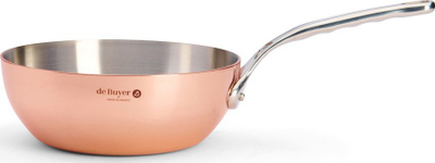 Tigan sauté De Buyer Prima Matera, 20cm, bakër dhe çelik inox, për induksion