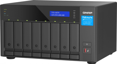 Server NAS QNAP TVS-h874T-i9-64G, Intel Core i9, 64GB RAM, i zi