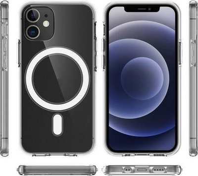 Mbrojtëse telefoni Mercury MagSafe për iPhone 12 / 12 Pro 6.1", TPU, transparente
