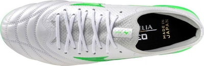 Këpucë futbolli Mizuno Morelia Neo IV Japan Mix M P1GC254037, për fusha të buta, bardh e gjelbër