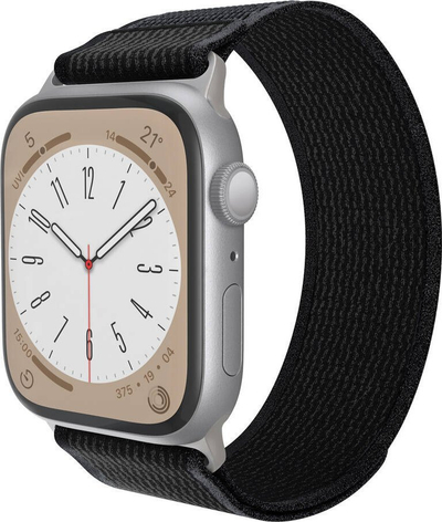 Rrip ore JCPAL Fascia FlexLoop për Apple Watch, najlon shumë i fortë, i zi