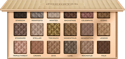 Paletë e hijeve për sy Revolution PRO Rockstar Gold Edition, 18 x 1 g