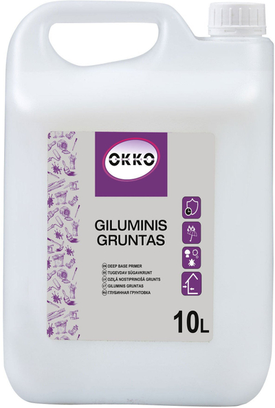 Grund i thellë OKKO Deep Fixable Primer, 10L, transparent