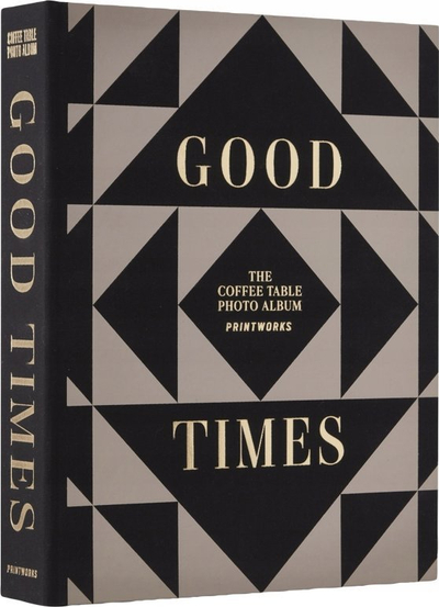 Album foto Printworks Good Times Triangles, 30 faqe, formati 10x15 cm, bezhë me të zezë