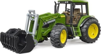 Lodër traktor BRUDER John Deere 6920, me ngarkues frontal, shkalla 1:16, jeshil