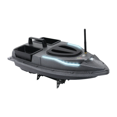 Barkë karremi Flytec V900, GPS, rikthim automatik, 2 bateri, gri karbon