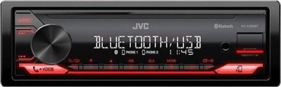 Radio makine JVC KD-X282BT, 1-DIN, Bluetooth USB MP3, e zezë