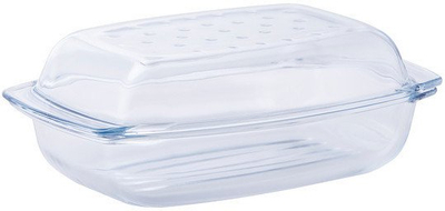 Enë pjekjeje Termisil Grill and Drop, qelq, 5.2L, drejtkëndore, transparente