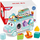 Lodër autobus muzikor Woopie 49485, sorter formash, me ksilofon, ngjyra pastel