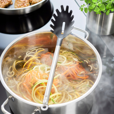 Lugë për spaghetti Roesle Basic Line, 31cm, çelik inox, e argjendtë