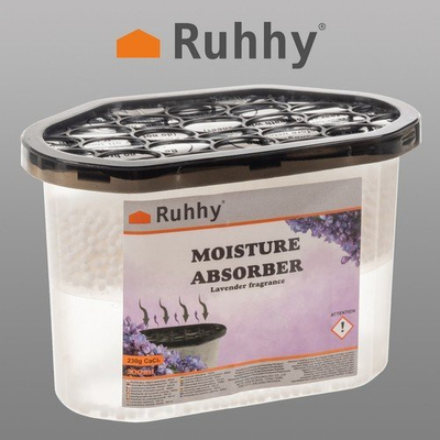 Tharës lagështie Ruhhy Moisture Absorber, 500 ml, me erë livande, transparent