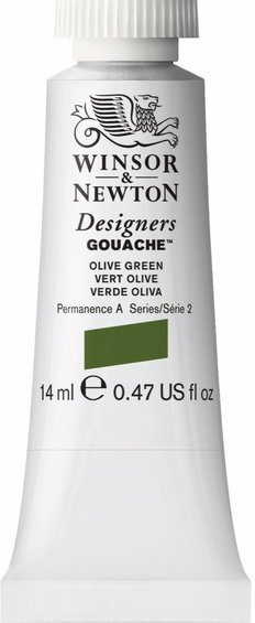 Bojë gouache Winsor and Newton Designers, 14ml, olive green
