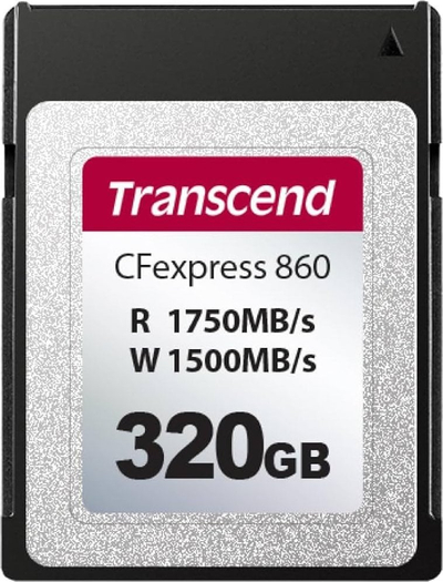Kartë memorie Transcend CFexpress 860, 320GB, 1750MB/s, e zezë