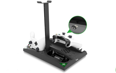 Држач и полнач iPegaза XBOX ONE, XBOX ONE X, XBOX ONE S и додатоци PG - XB007, црн
