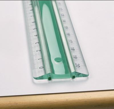 Rigor Linex 20 cm, plastik, transparente