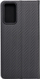 Këllëf telefoni Luna Book Carbon për Xiaomi Redmi Note 12S, me magnet, me stand, i zi