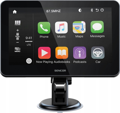 Ekran makine Sencor SCT M750BWT, 7", IPS, CarPlay Android Auto, me kamerë mbrapa