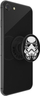Mbajtëse telefoni PopSockets PopGrip Stormtrooper Icon, për smartphone, me dizajn Star Wars, e zezë